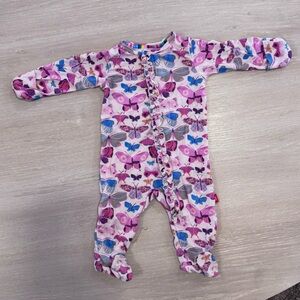 MagneticMe Pink and Purple Butterfly Kids One Piece